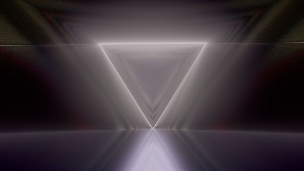 3840x2160 三角形 辉光 光线 曲线 抽象 4k壁纸 背景图片 uhd 16:9