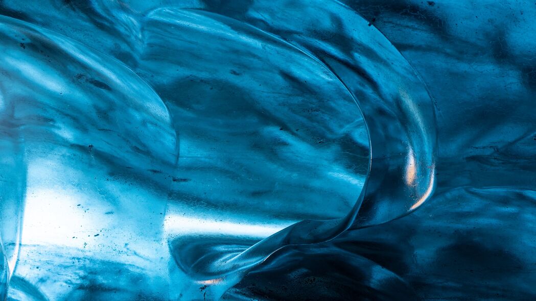 3840x2160 洞穴 冰 自然 蓝色 4k壁纸 uhd 16:9