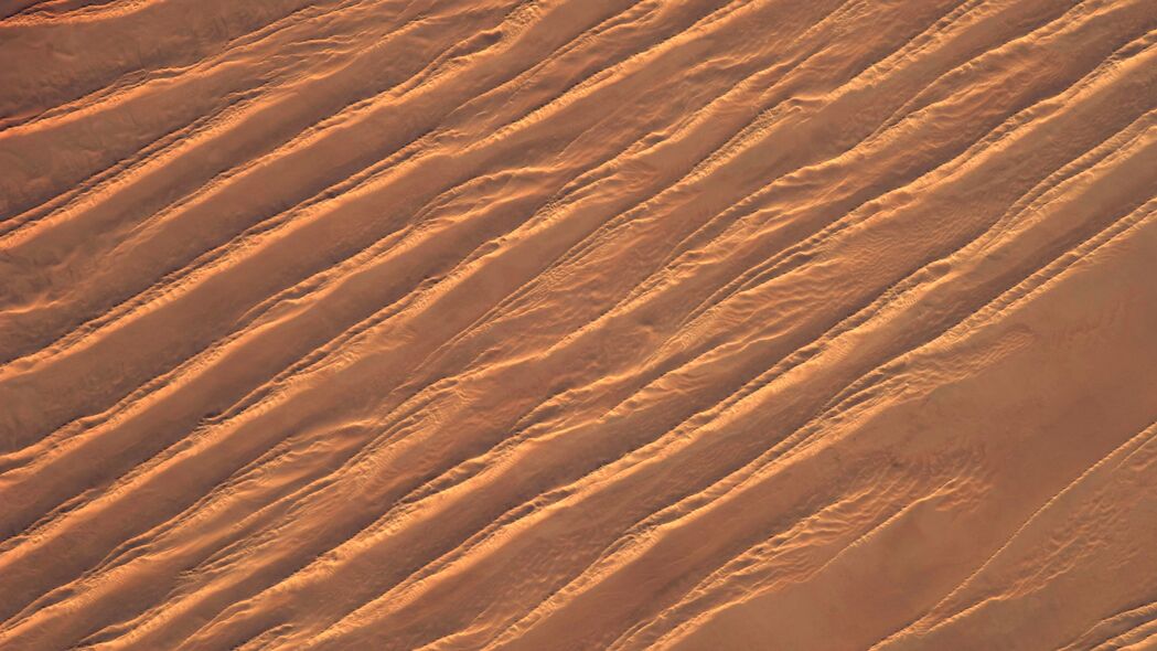 3840x2160 沙漠 沙子 鸟瞰图 棕色 4k壁纸 uhd 16:9