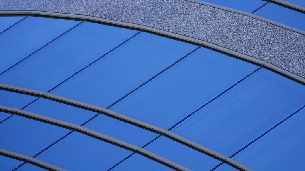 3840x2160 建筑 立面 建筑 玻璃 蓝色 4k壁纸 uhd 16:9