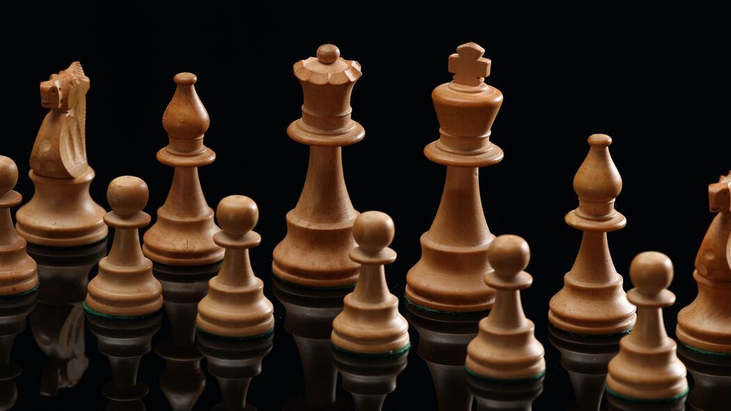3840x2160 国际象棋 数字 游戏 反射 4k壁纸 uhd 16:9