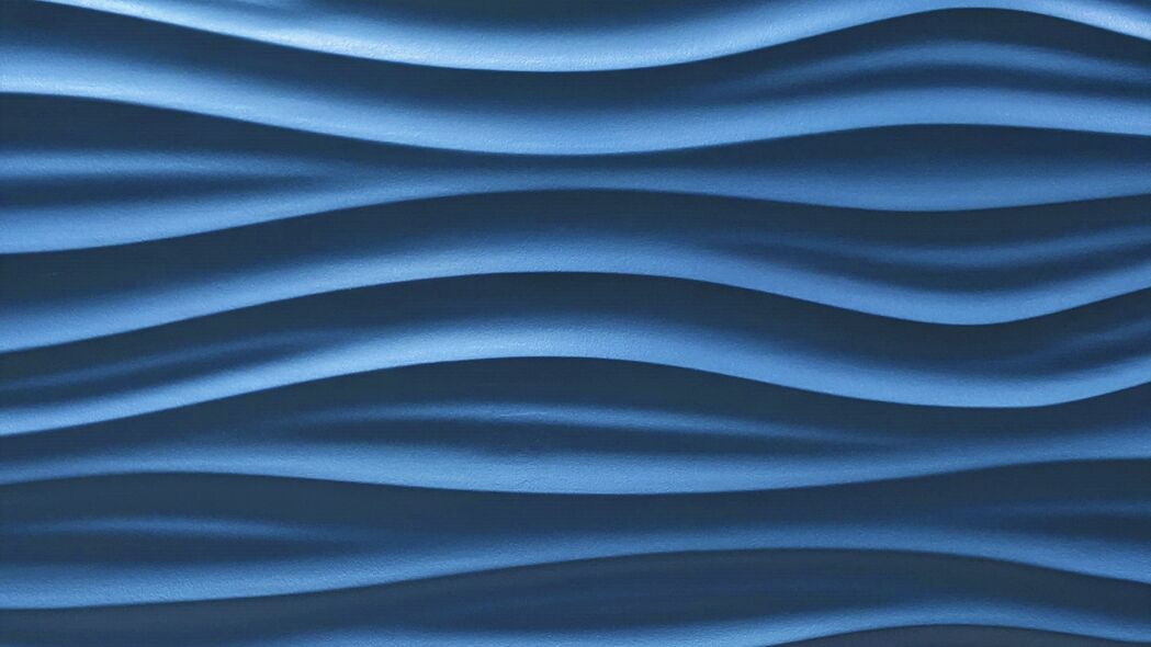 3840x2160 表面 波浪 浮雕 粗糙 蓝色 纹理 4k壁纸 uhd 16:9