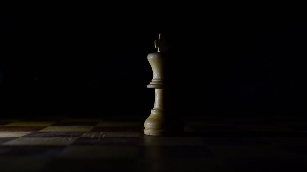 3840x2160 国际象棋 国王 人物 游戏 棋盘 阴影 深色 4k壁纸 uhd 16:9