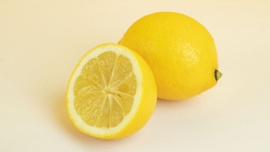 3840x2160 柠檬 水果 柑橘 极简主义 黄色 4k壁纸 uhd 16:9