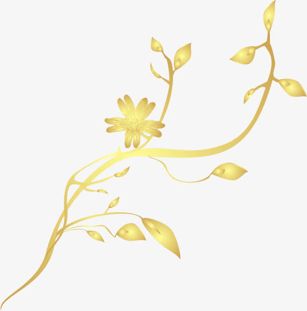 黄色藤蔓
