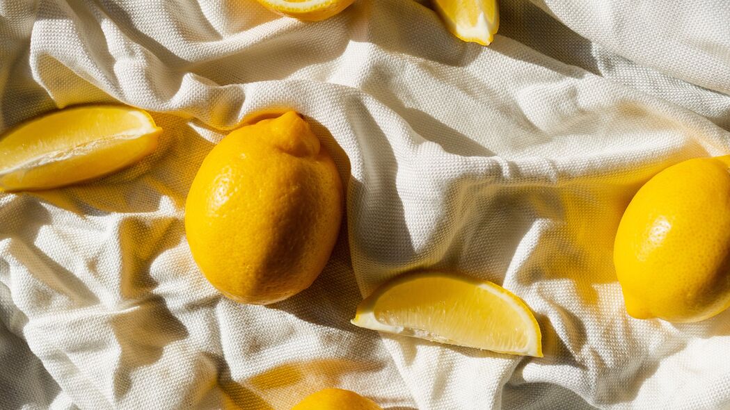 3840x2160 柠檬 水果 柑橘 切片 黄色 4k壁纸 uhd 16:9