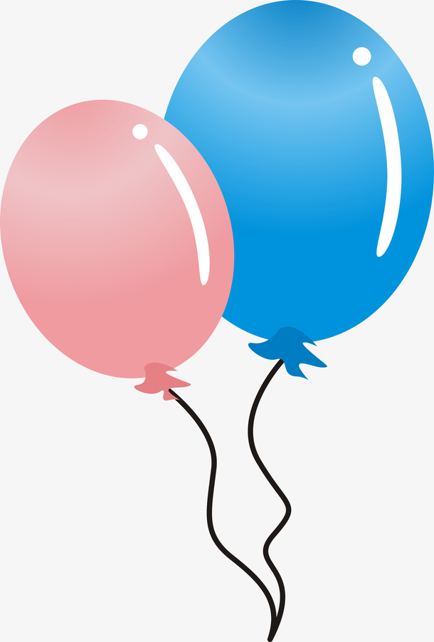 气球气球 蓝色 粉红 小气球 装饰