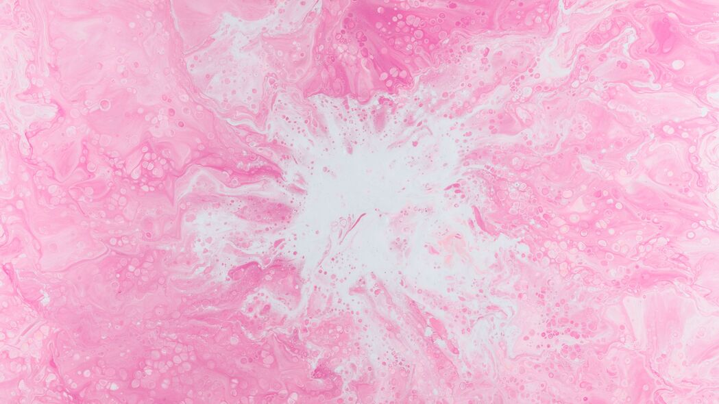 3840x2160 油漆 液体 斑点 流体艺术 污渍 粉红色 抽象 4k壁纸 uhd 16:9