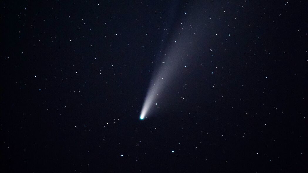 3840x2160 彗星 陨石 星空 天空 辉光 4k壁纸 uhd 16:9
