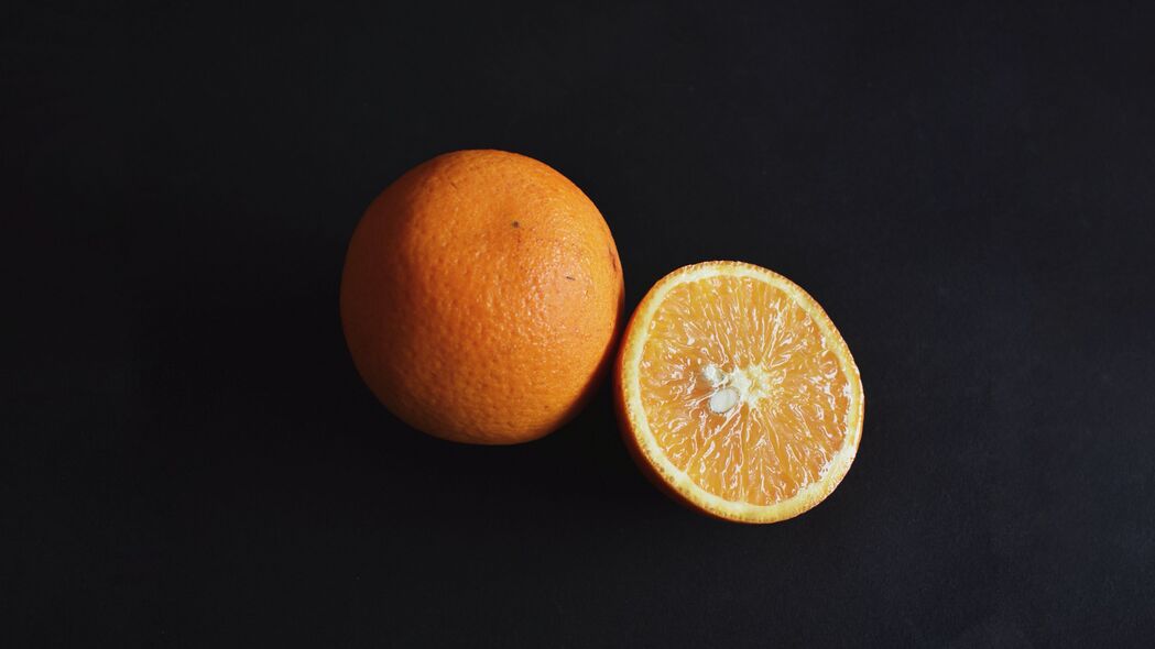 3840x2160 橙色 水果 柑橘 切片 4k壁纸 uhd 16:9