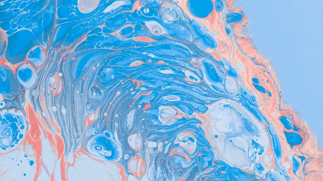 3840x2160 离婚 抽象 粉红色 蓝色 油漆 4k壁纸 uhd 16:9