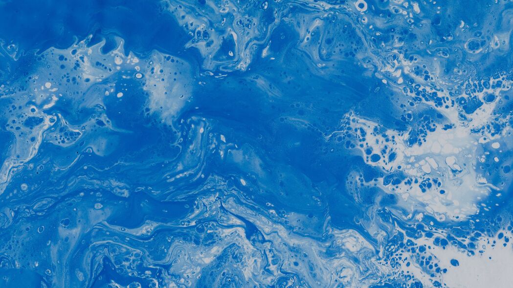 3840x2160 污渍 液体 油漆 抽象 蓝色 4k壁纸 uhd 16:9