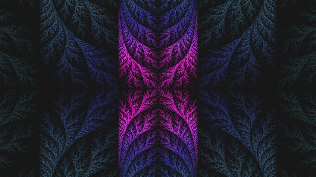 3840x2160 图案 抽象 纹理 紫色 分形壁纸 背景