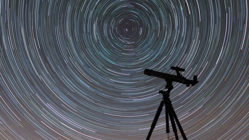3840x2160 望远镜 星空 夜晚 模糊 运动 4k壁纸 uhd 16:9