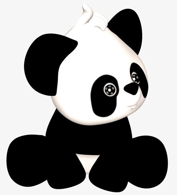 一只可爱的大熊猫