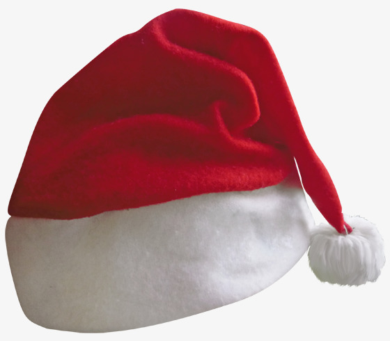 圣诞节红色可爱暖和帽子