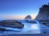 太平洋城市 俄勒冈州 岩石 海滩 日落 4K风景壁纸3840x2160