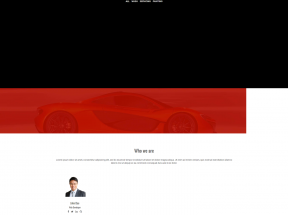 红色的汽车网站模板源码单页模板下载