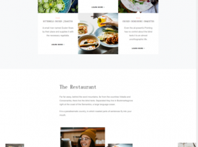 通用型美食餐饮行业餐厅网站模板
