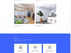 简洁清爽的室内装修设计网站HTML模板