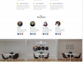 创意的室内家具设计公司网站模板html
