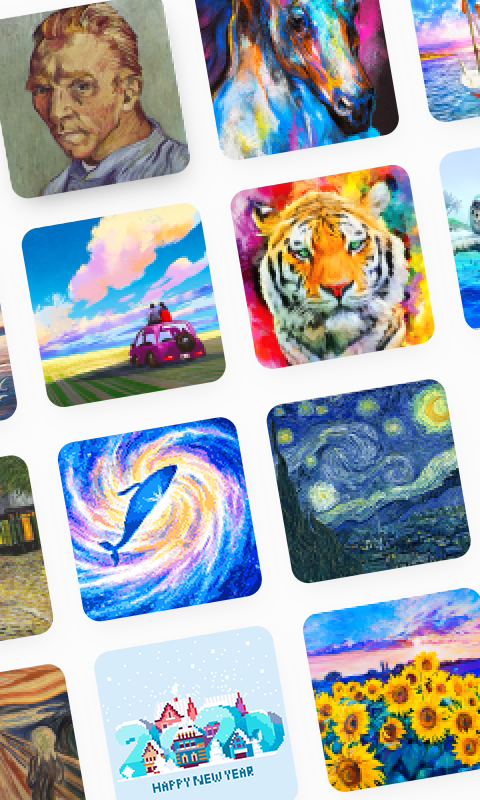 草莓涂涂数字填色