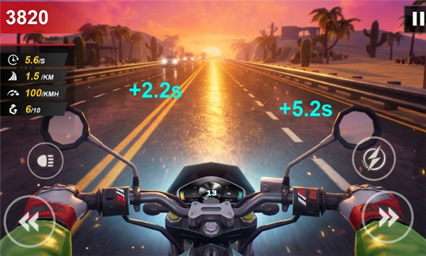 摩托车手公路赛游戏