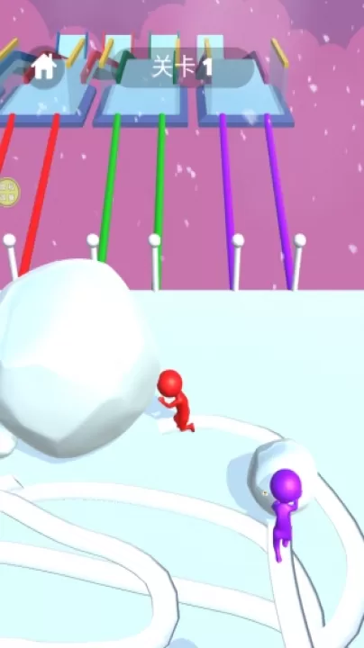 3D雪地竞赛_https://www.99ziyuan.net_休闲益智_第1张